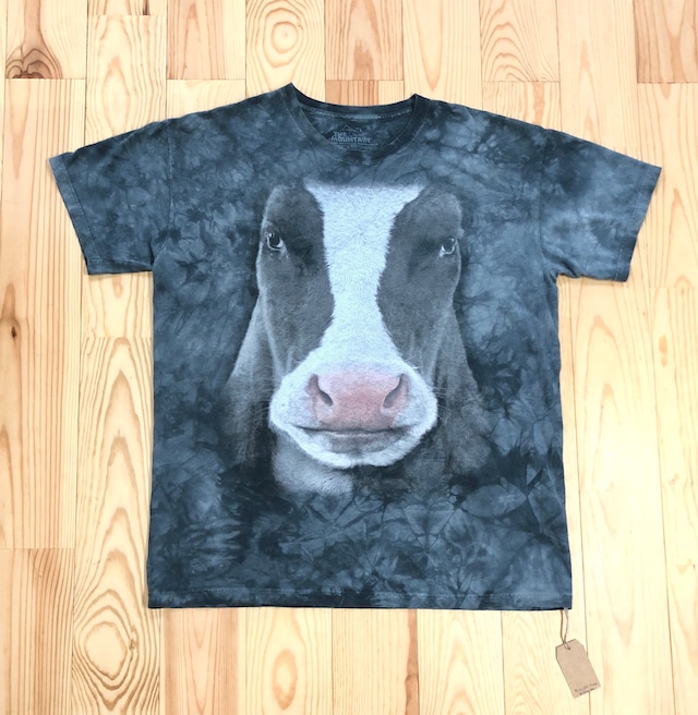 COW BIG FACE Printed T-shirts