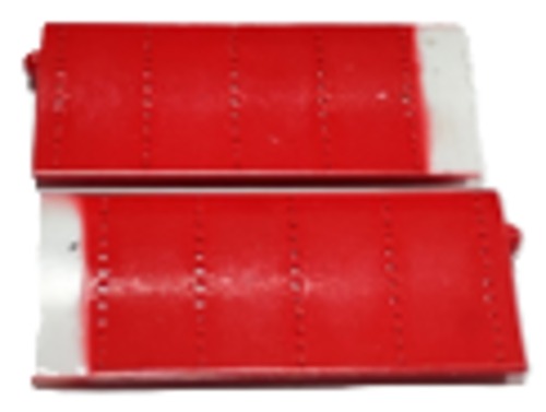 ◆RCERA C138 Pro Bell206 水平尾翼（紅色）【SC4001293】※ネオヘリでC138 Pro Bell206機体購入者のみ購入可