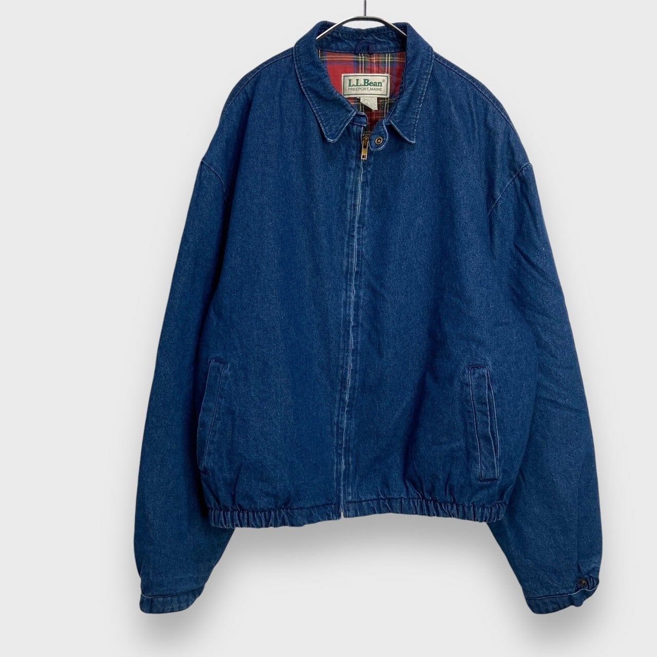 新到着 80s USA製 L.L.Bean スウィングトップ 裏地付き インディゴ XL ジャケット・アウター