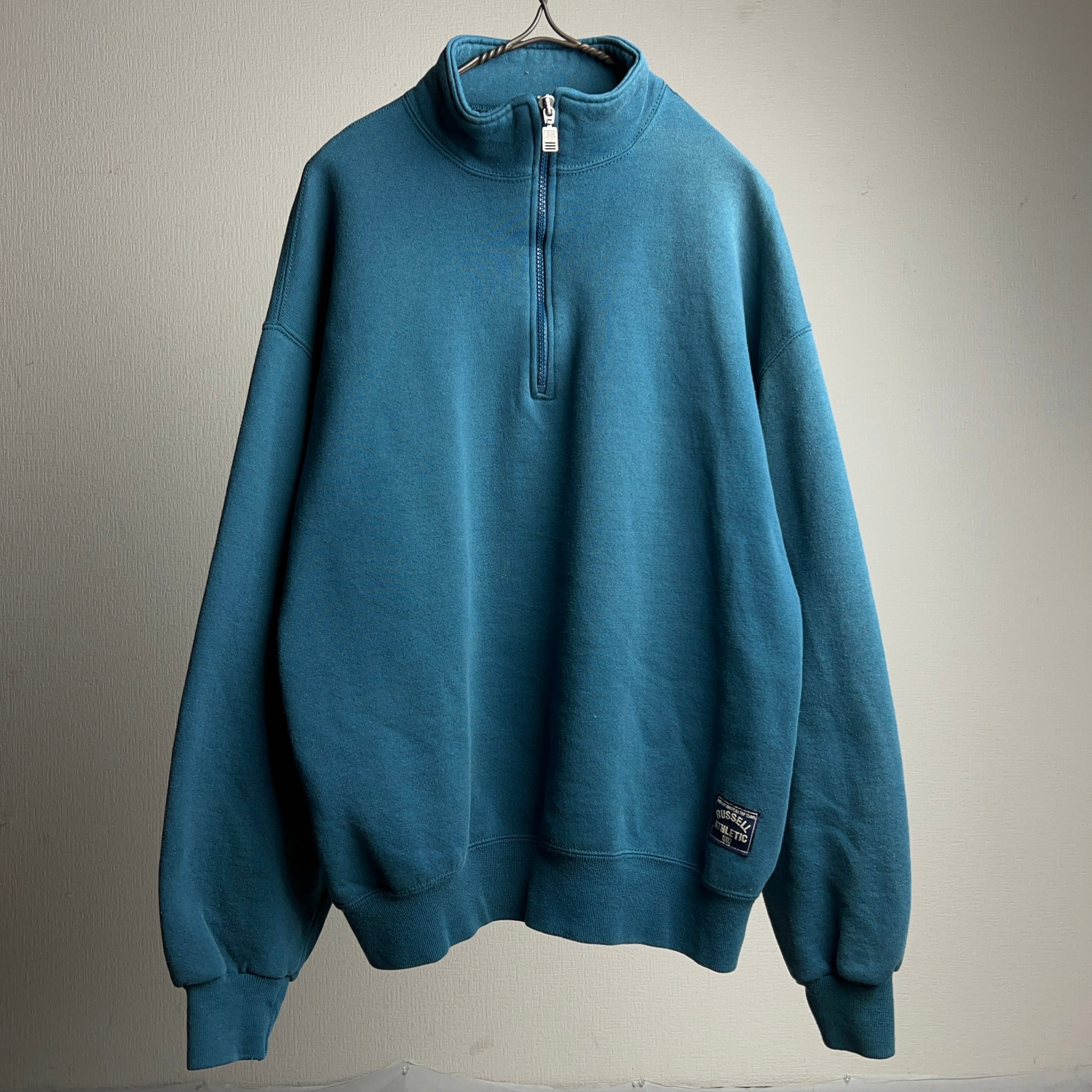 90's RUSSELL ATHLETIC Half-zip Sweatshirt USA製 SIZE L 90年代 