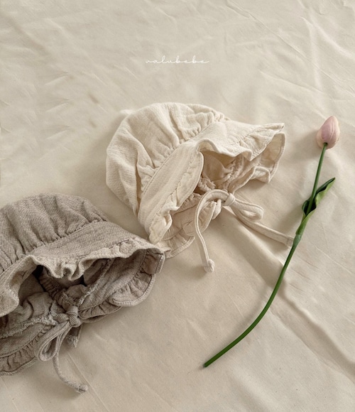 ꒰ 即納 ꒱ frill bonnet