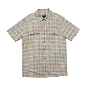 PATAGONIA ORGANIC COTTON PLAID SHIRT SIZE M (USED)