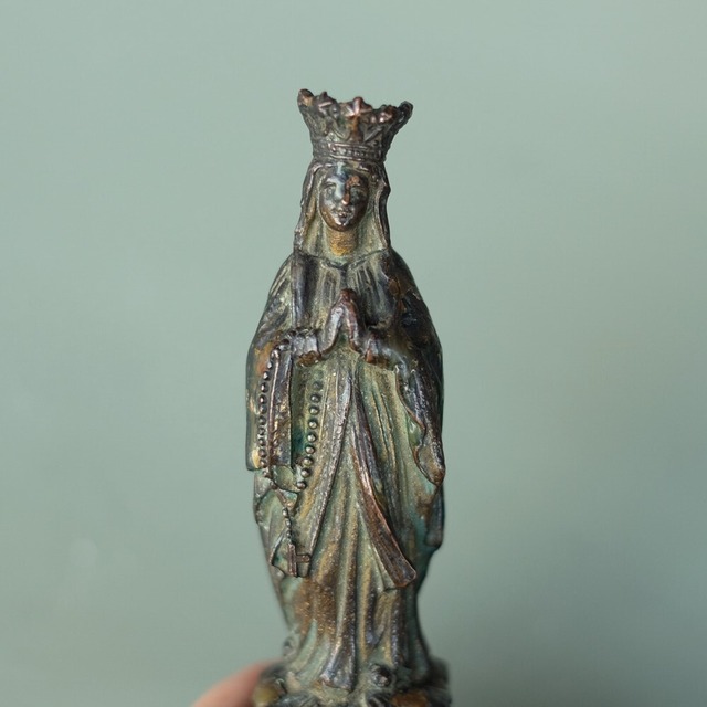vintage statue of Virgin Mary