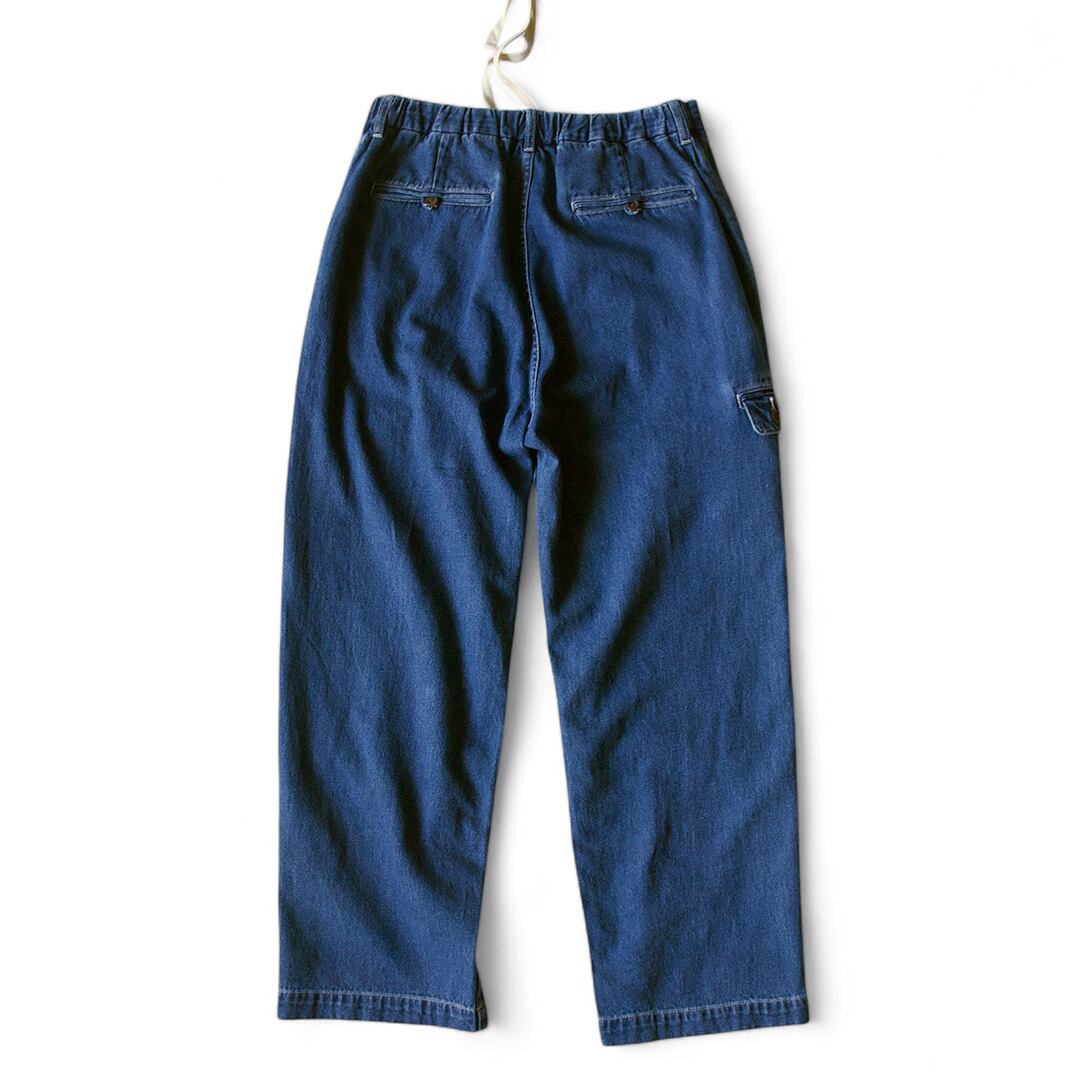 PWA, LINEN MIX DENIM TROUSERS | not wonder store