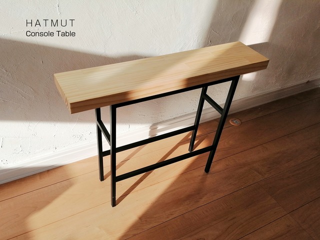 【公式サイト限定5%OFF】Iron Console Table bench パイン