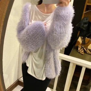 シャギーニット カーディガン AJ11009-2719