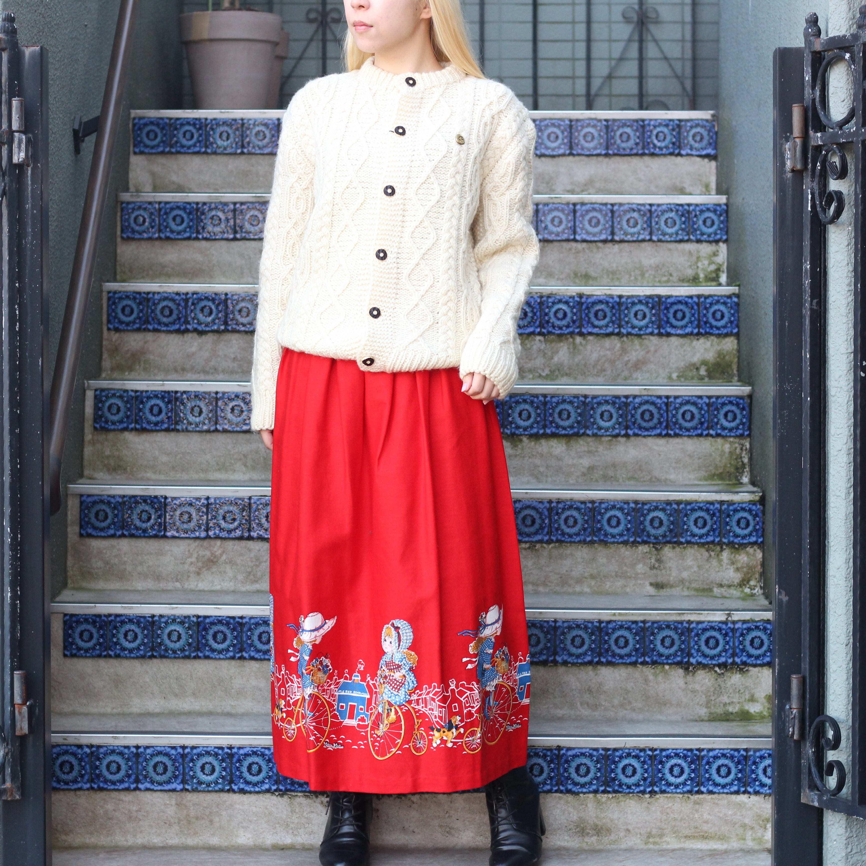 SPECIAL ITEM* 60's〜70's USA VINTAGE DESIGN LONG SKIRT/60年代～70