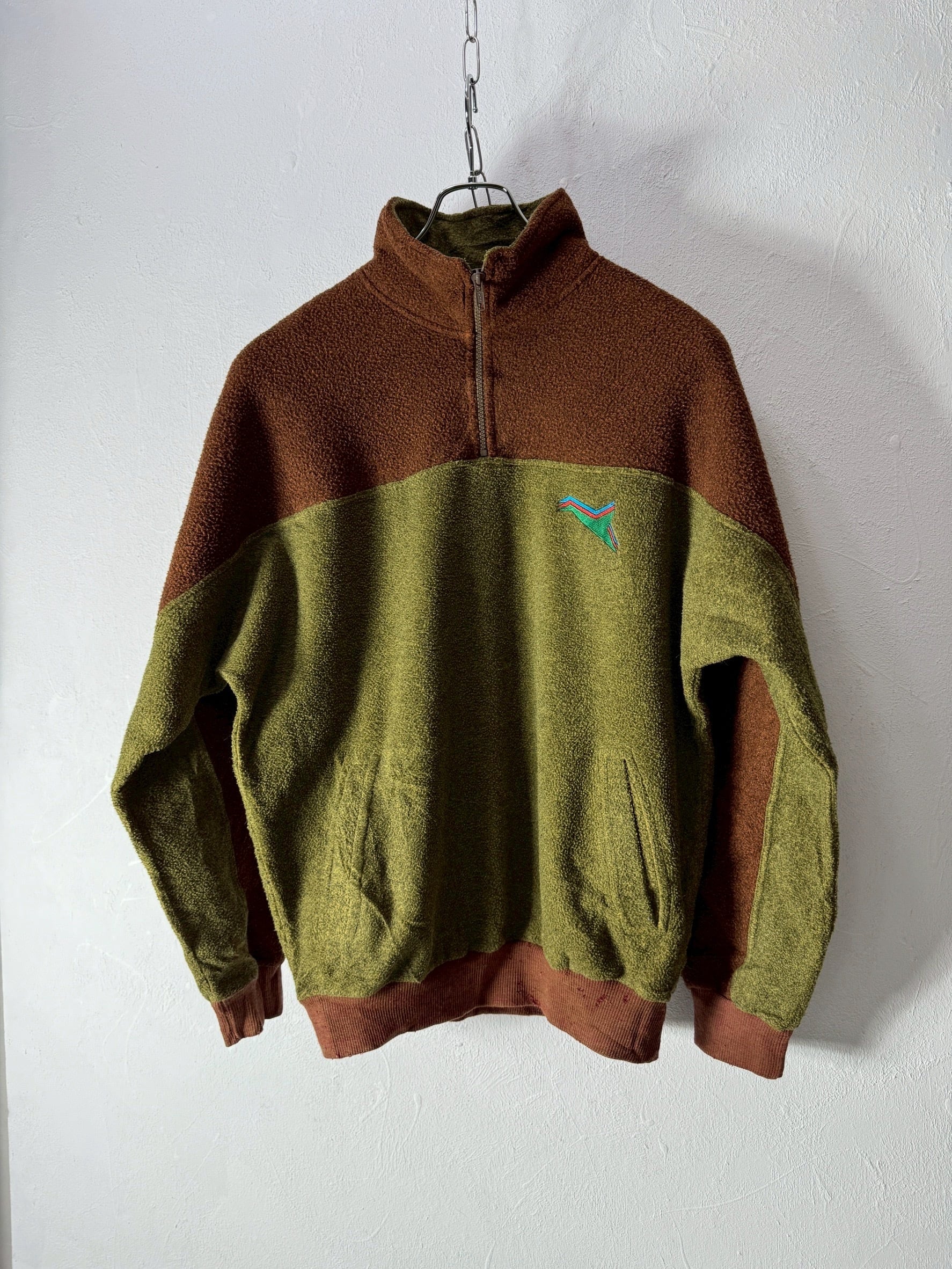90’s ITALY made Half-Zip Fleece jacket