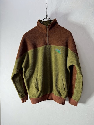 90’s ITALY made Half-Zip Fleece jacket