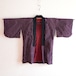 野良着古着藍染着物ジャケット木綿縞模様ジャパンヴィンテージリメイク素材昭和 | noragi jacket indigo kimono cotton fabric stripe japan vintage
