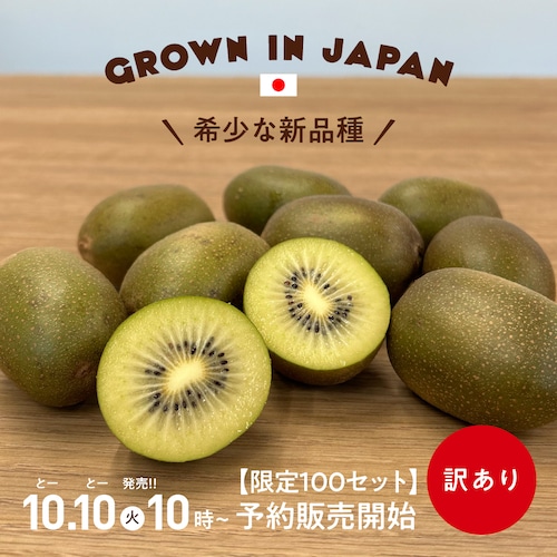 【訳あり・希少な新品種・日本初】国産ミコスイートキウイ 2kg（限定100セット）