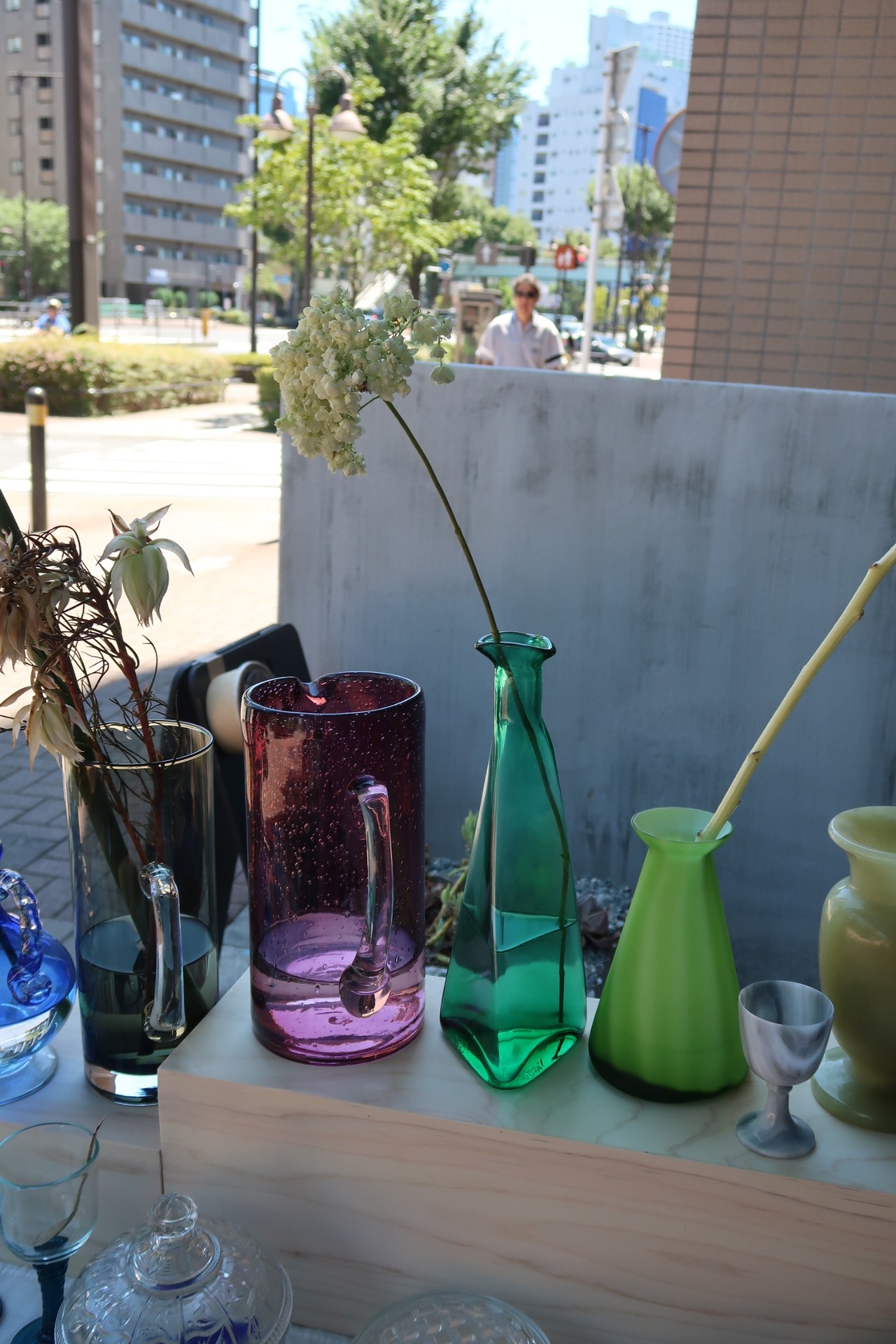 ぽこぽこパープルの花瓶