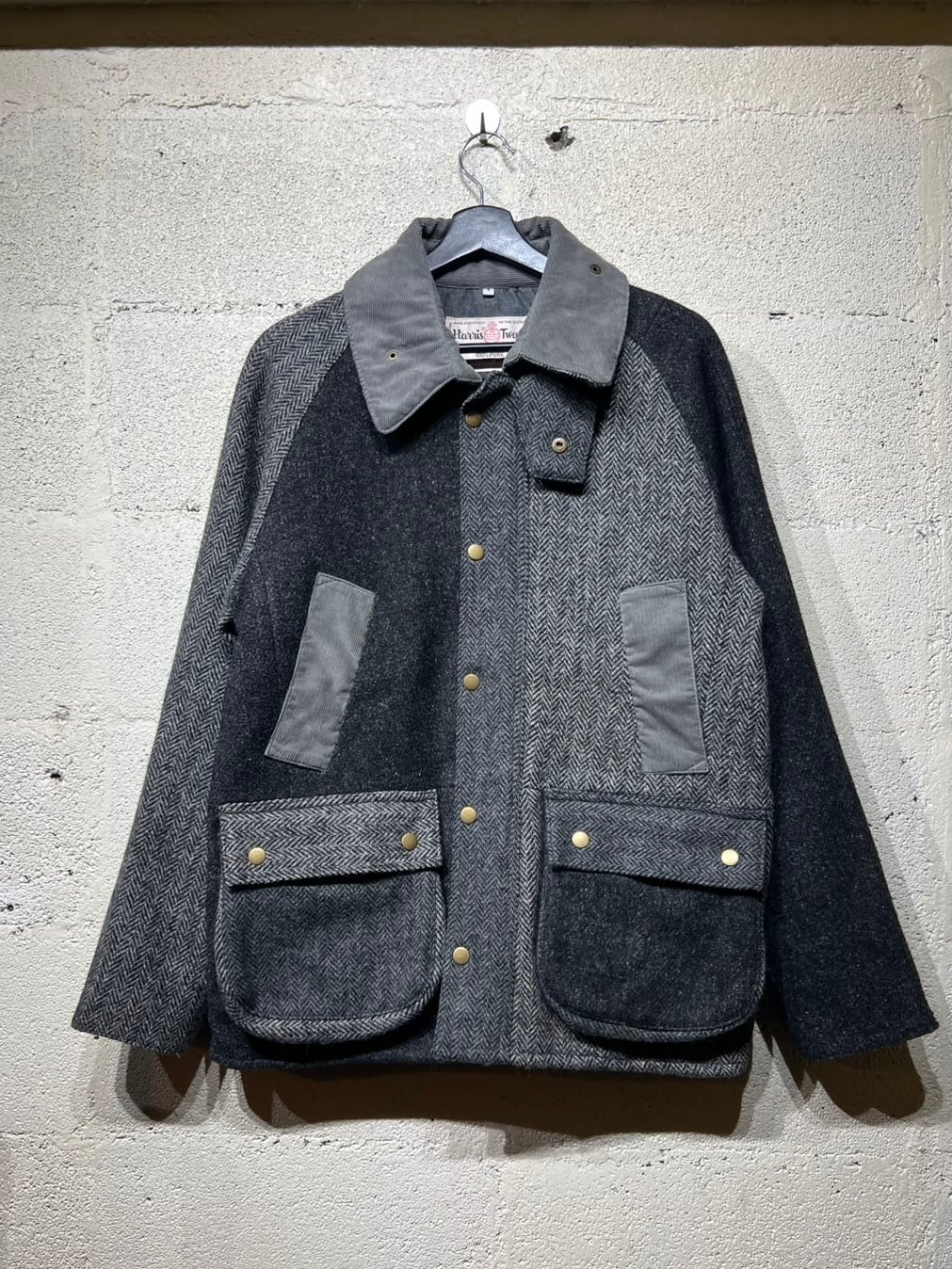ca2 Harris Tweed Country Jacket サイズ1 GRAY