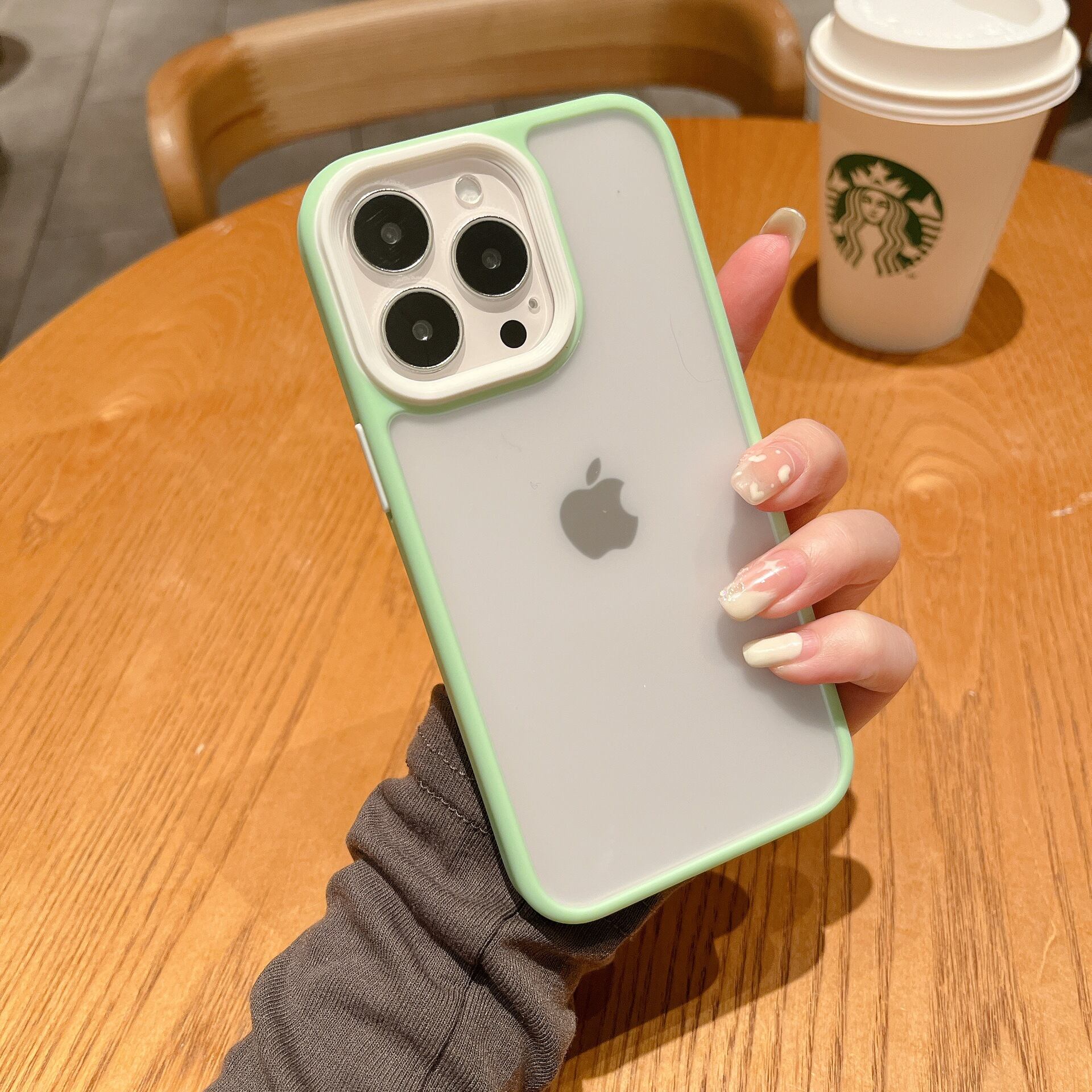 iPhone15シリーズ対応】めちゃオシャレなマットタイプ◎半透明 8色から