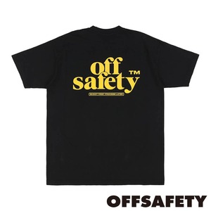 【OFF SAFETY/オフセーフティー】SHOOT FIRST PROCESS LATER TEE Tシャツ / BLACK ブラック 黒 / C4-8078
