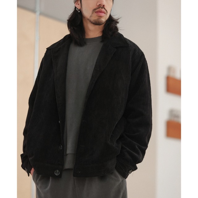 ワイドフォルム コーデュロイ ブルゾン a-1211