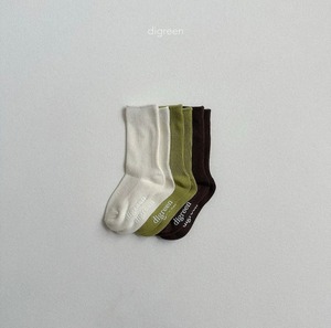 digreen /  light green socks (3P set)