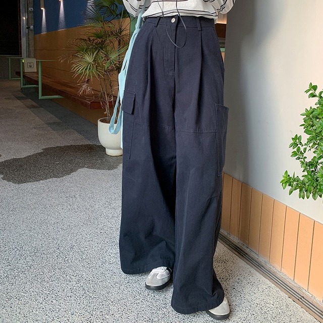 work wide pants　j-0297