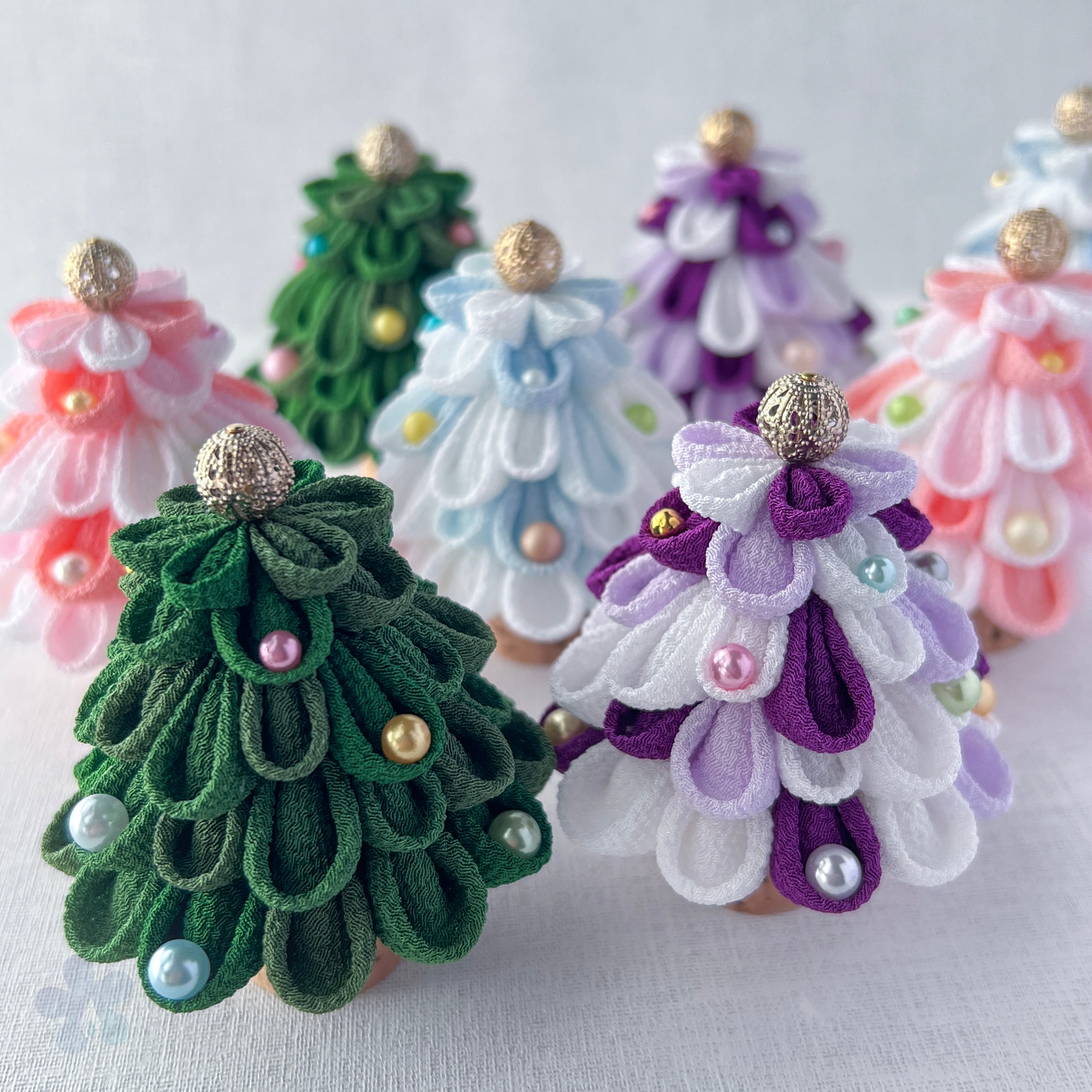 追加資材】クリスマスツリー | つまみ細工教室 穂-sui-
