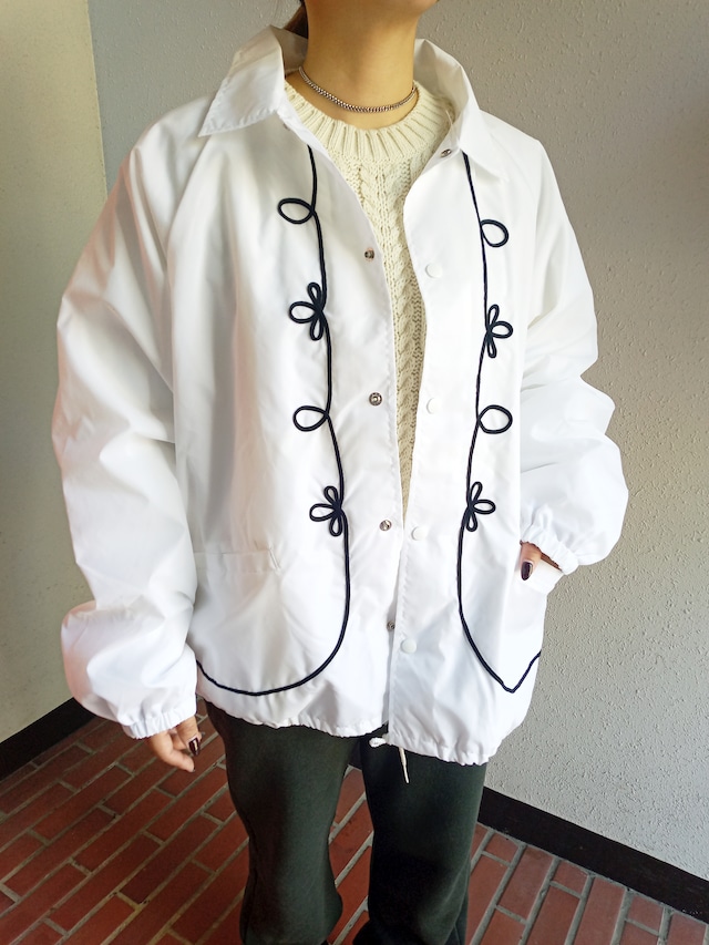 THRIFTY LOOK( ROPE EMB COACHES JACKET )