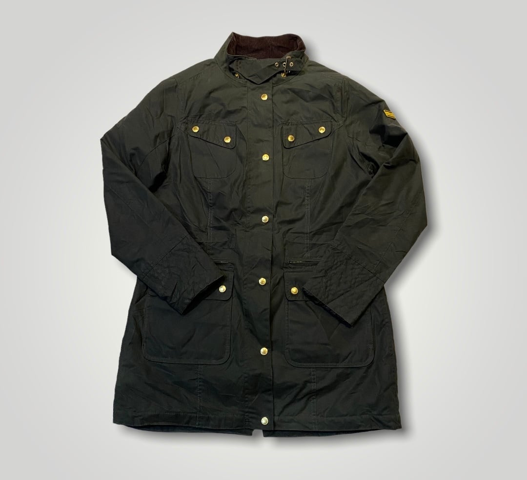 Barbour オイルドコットンジャケット フーディコート