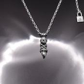 DRAGON CLAW with HEART #1 I.D. TAG NECKLACE / ドラゴンクロウ ウィズ ハート #1 I.D. タグ ネックレス