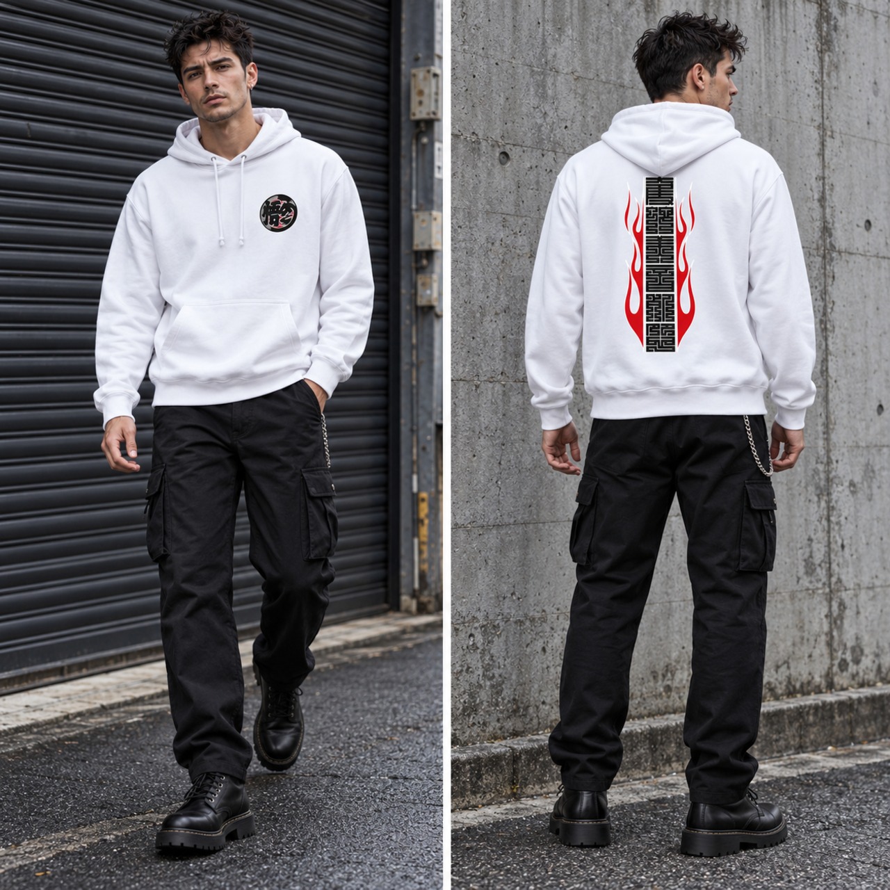 DeterminationHoodie【 White 】