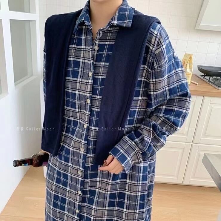 ネルシャツワンピース　AJ33167-5092