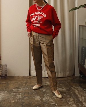 Hermes / Silk Shantung Slacks