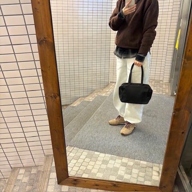 REN　スクエアダッフル XS(ブラック)