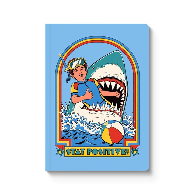 Stay Positive Paperback Notebook (A5)