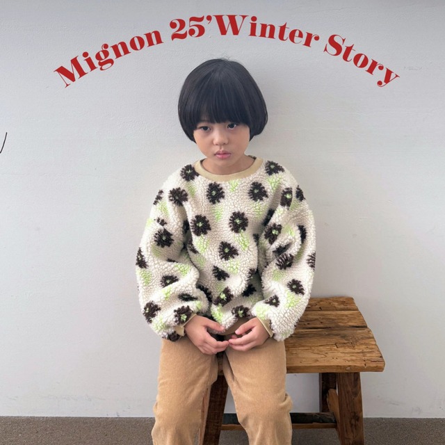 フローラルボアトレーナー 【mignon】