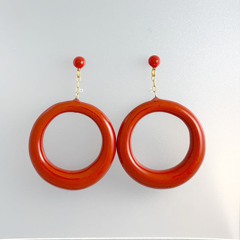 赤色系 | 漆と螺鈿のアクセサリー・紅里工房 -akarikoubou-