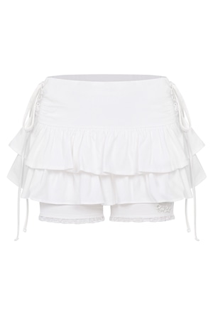 [SHUSHU CHERRY] ♥ DOLLY HIME TRAINING SKORT ♥ (white x white) 正規品 韓国ブランド 韓国ファッション 韓国代行 韓国通販 shushucherry シューシューチェリー シュシュチェリー 日本 店舗