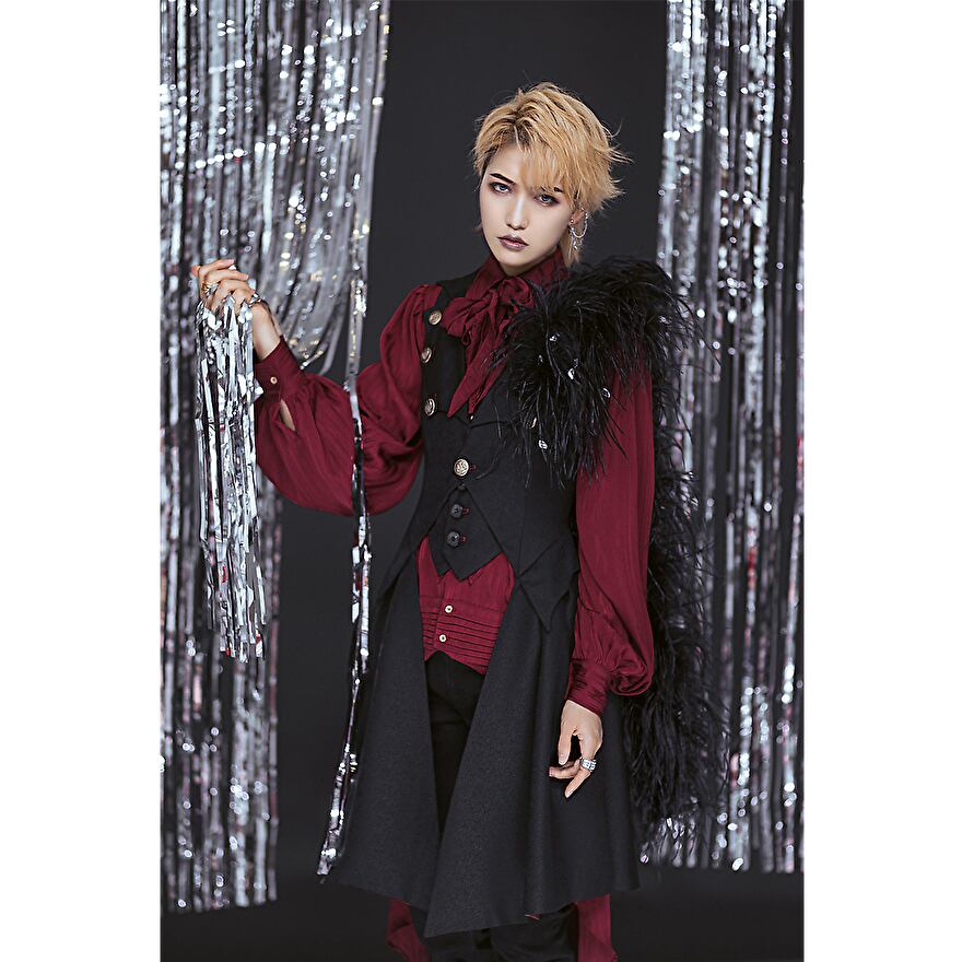 グレイスフルスマイル ロングコート ビジュー 花柄 クラシカル