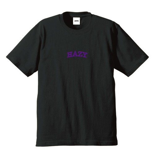 HAZY Medium Logo Tee ( Black / Grape )