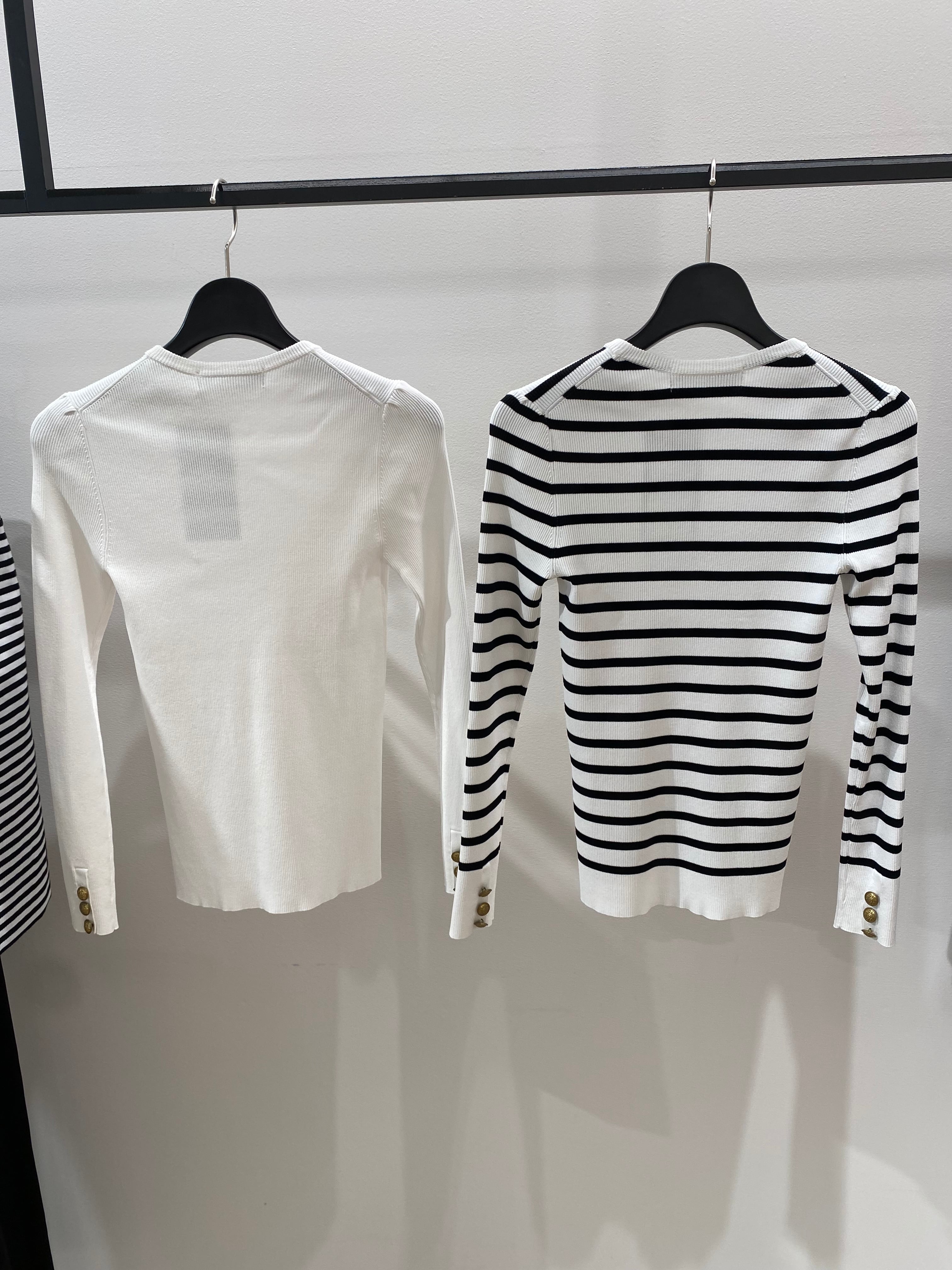 トップス BORDERS at BALCONY RIB KNIT TOP BORDERS at BALCONY RIB KNIT TOP | FLICKA ASHIYA