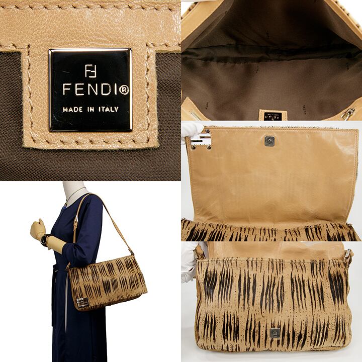 レア【美品】FENDI フェンディショルダーバッグ ハラコ｜ファッション