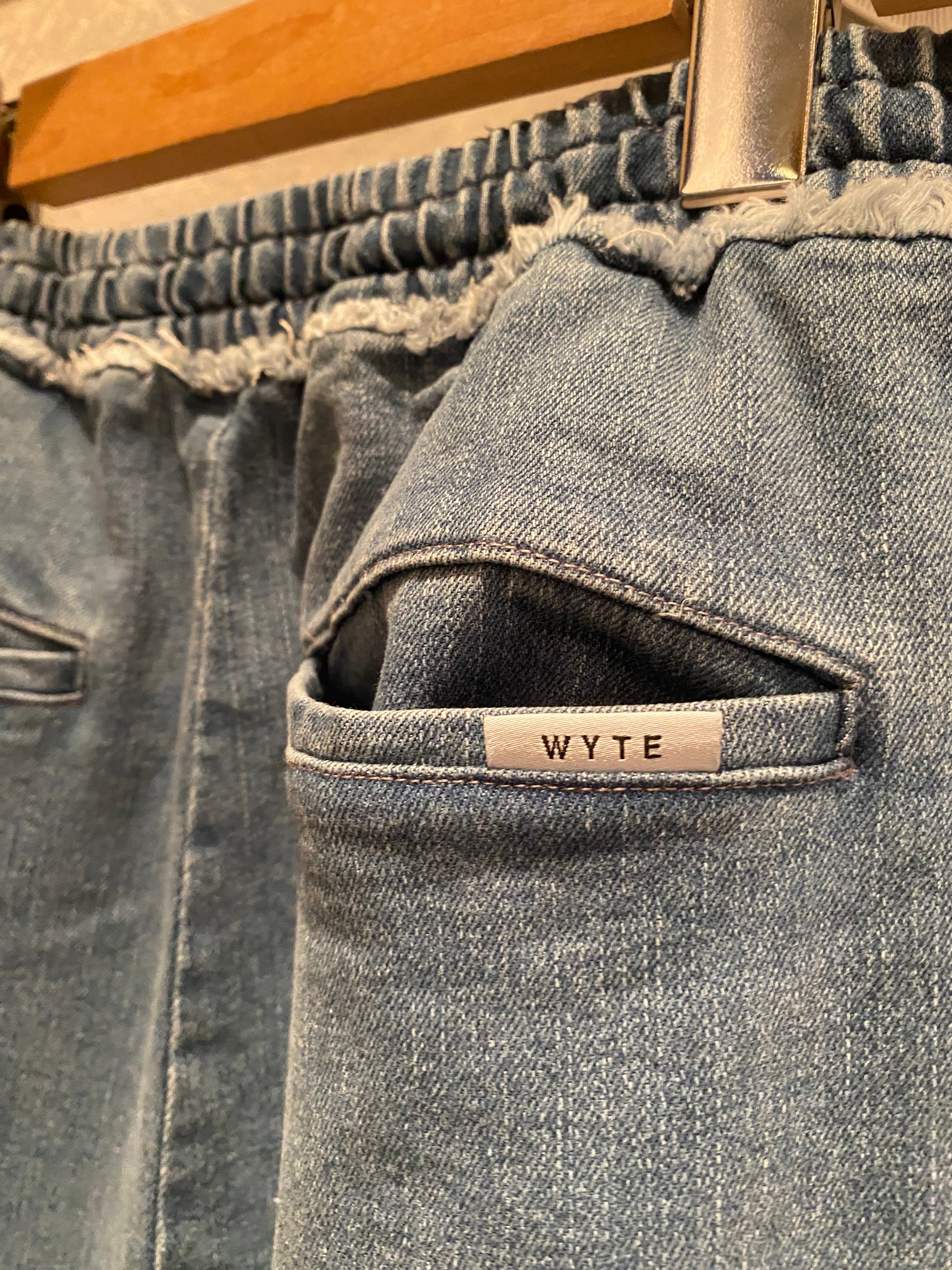 WYTE】front tuck denim pants | saumurkyoto