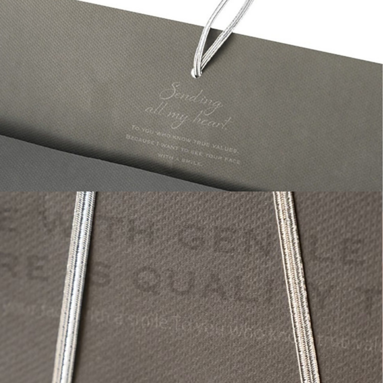 ラッピングキット（グレー／中）