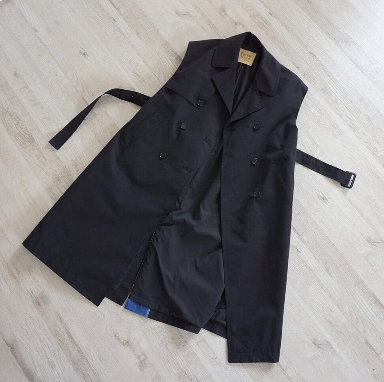 予約販売【 THOMAS MAGPIE 】sleeveless trench coat (2223201 予約販売【 THOMAS MAGPIE 】sleeveless trench coat (2223201