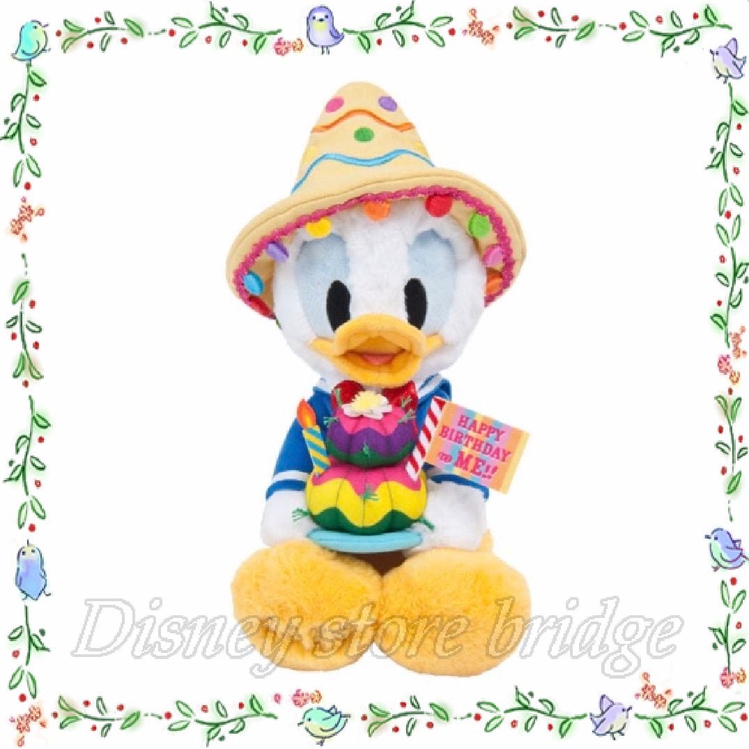 ぬいぐるみ ドナルド 誕生日グッズ スクリーンデビュー記念 2020 ドナルドダック グッズ ラテンアメリカ ハッピーバースデーミー ケーキ ふわふわ