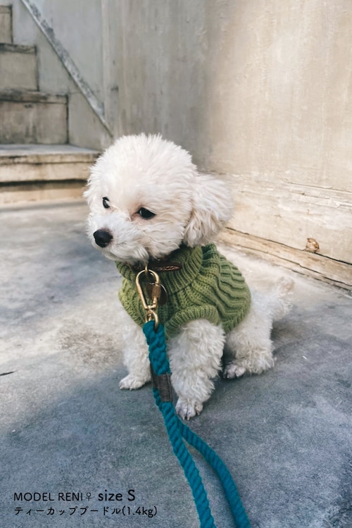 Cotton Rib knit Dog Wear/コットンリブドッグウェア