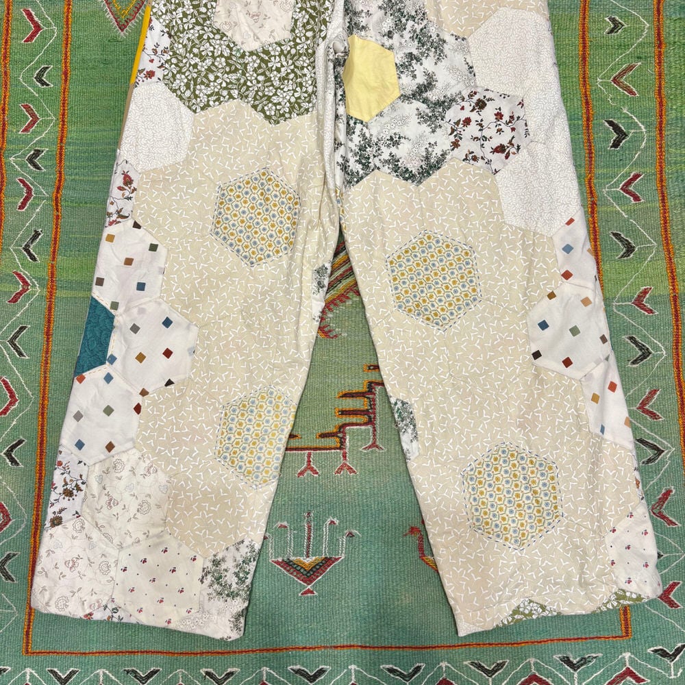 Remake リメイク ハンドメイド フラワーガーデン ヘキサゴン パッチ