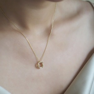 möbius necklace 18kgp [n90]