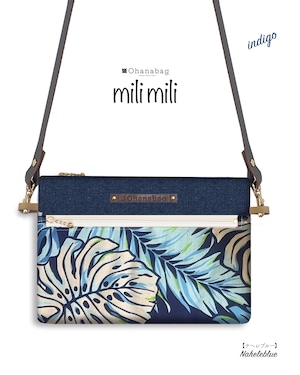 【milimili・ナヘレブルー】Hawaiian_OhanaBag/milimili_090