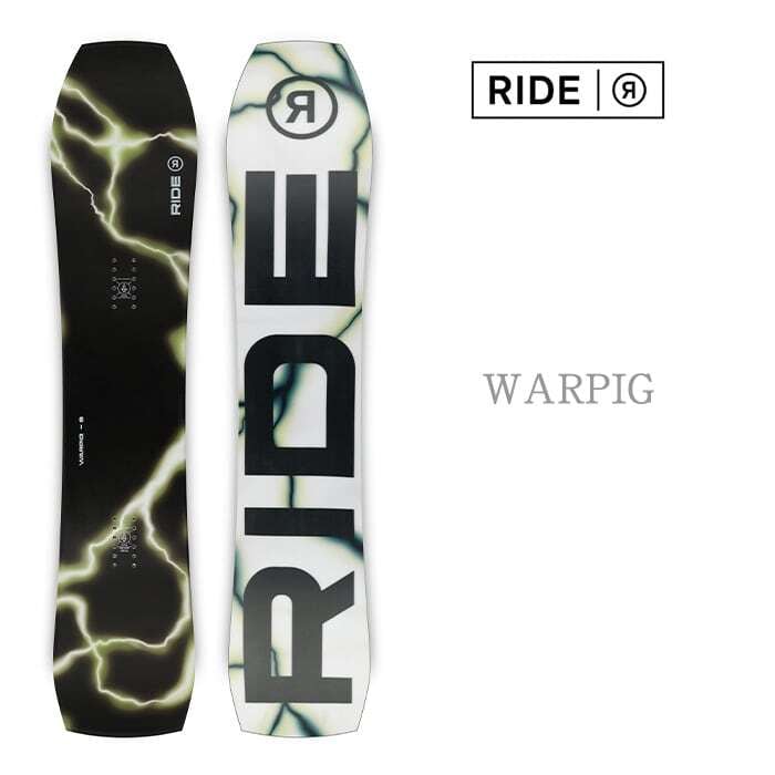 RIDE ぶ厚 WARPGIG スノーボード パウダーボード 151cm