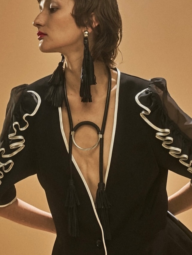 【26SS 先行予約】FUMIE TANAKA フミエタナカ / tassel earring