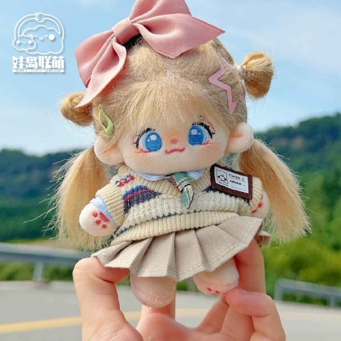 着せ替えぬいぐるみ オリジナル 女の子 10cm （オリジナルの着せ替え  