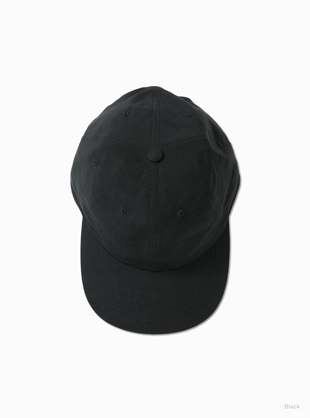BATONER ERA. LINEN NYLON BASEBALL CAP 黒 8c572787b829fea7c3cb56b7bc754b